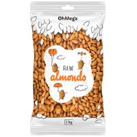Oh Mega Raw Almonds - 1kg